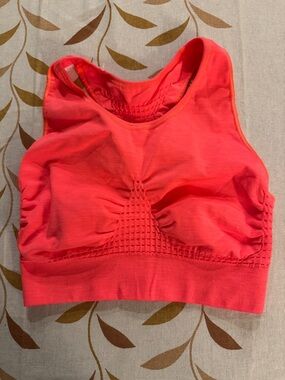 Sweaty Betty Coral High-Neck Seamless Sports Bra